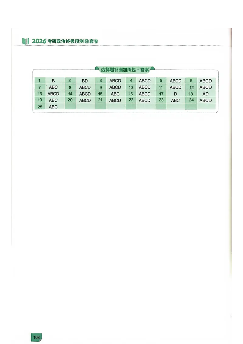 附录（四套卷背诵提纲）_2025专四专八真题及备考资料_肖秀荣押题汇总_02⭐26肖秀荣《4套卷》已更新，速来！！！