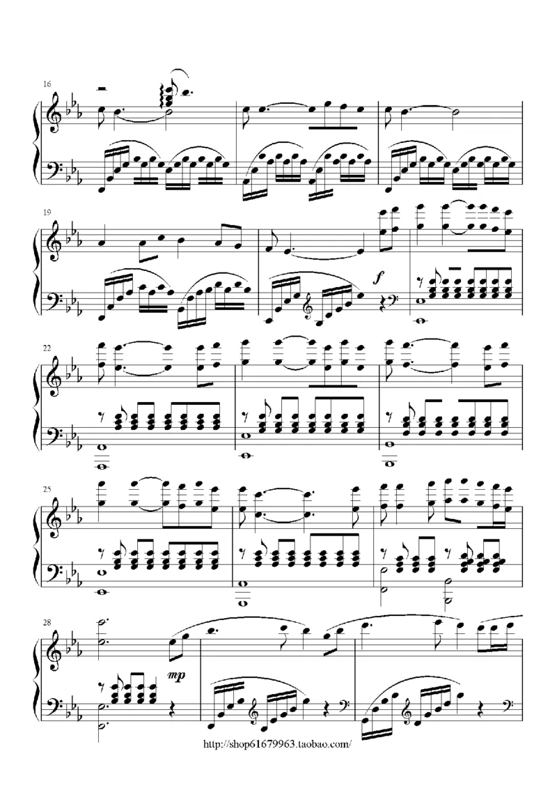 10、孙楠（48页，共14首）_一万首著名钢琴曲谱哈农贝多芬合集视频教学电子版高清无水印可打印_3流行音乐谱_流行钢琴谱合集形式_高清PDF无水印