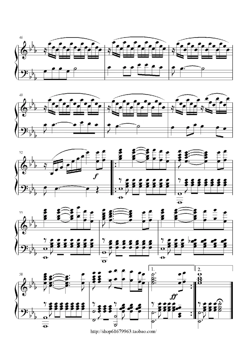 10、孙楠（48页，共14首）_一万首著名钢琴曲谱哈农贝多芬合集视频教学电子版高清无水印可打印_3流行音乐谱_流行钢琴谱合集形式_高清PDF无水印