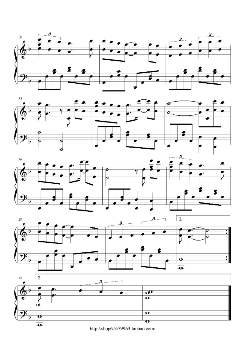 10、孙楠（48页，共14首）_一万首著名钢琴曲谱哈农贝多芬合集视频教学电子版高清无水印可打印_3流行音乐谱_流行钢琴谱合集形式_高清PDF无水印