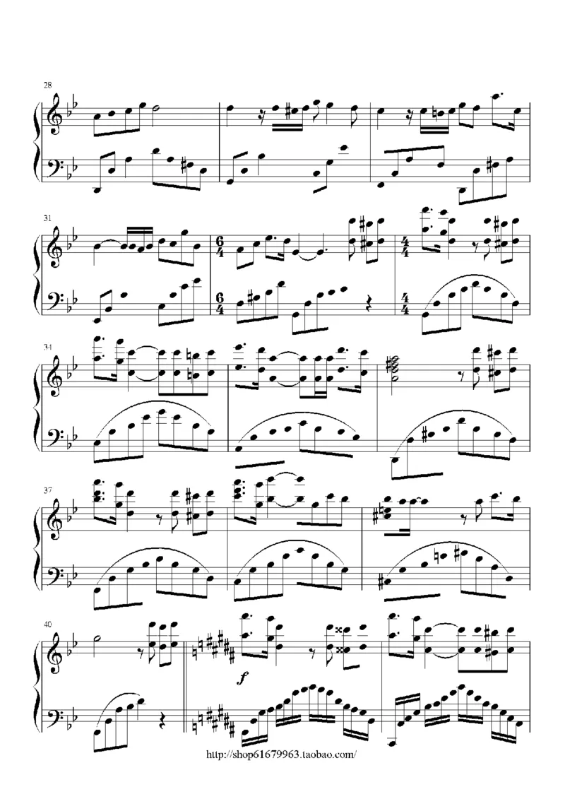 10、孙楠（48页，共14首）_一万首著名钢琴曲谱哈农贝多芬合集视频教学电子版高清无水印可打印_3流行音乐谱_流行钢琴谱合集形式_高清PDF无水印