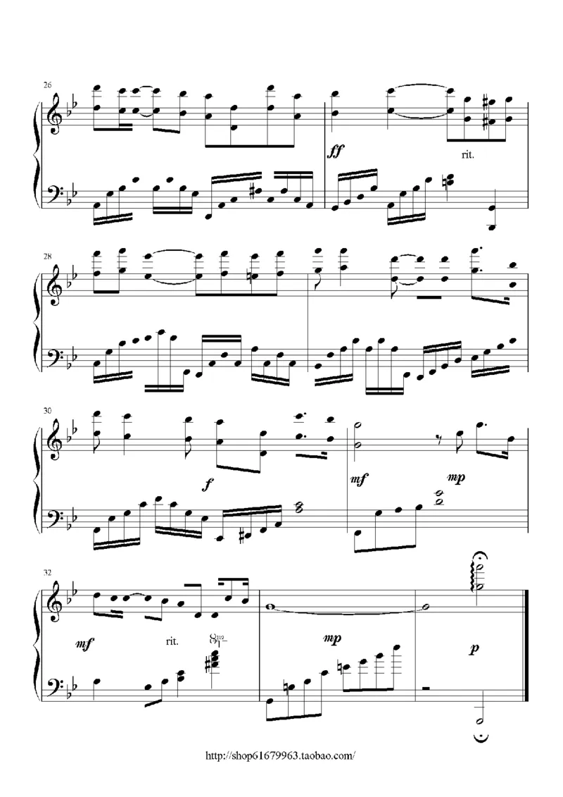 10、孙楠（48页，共14首）_一万首著名钢琴曲谱哈农贝多芬合集视频教学电子版高清无水印可打印_3流行音乐谱_流行钢琴谱合集形式_高清PDF无水印