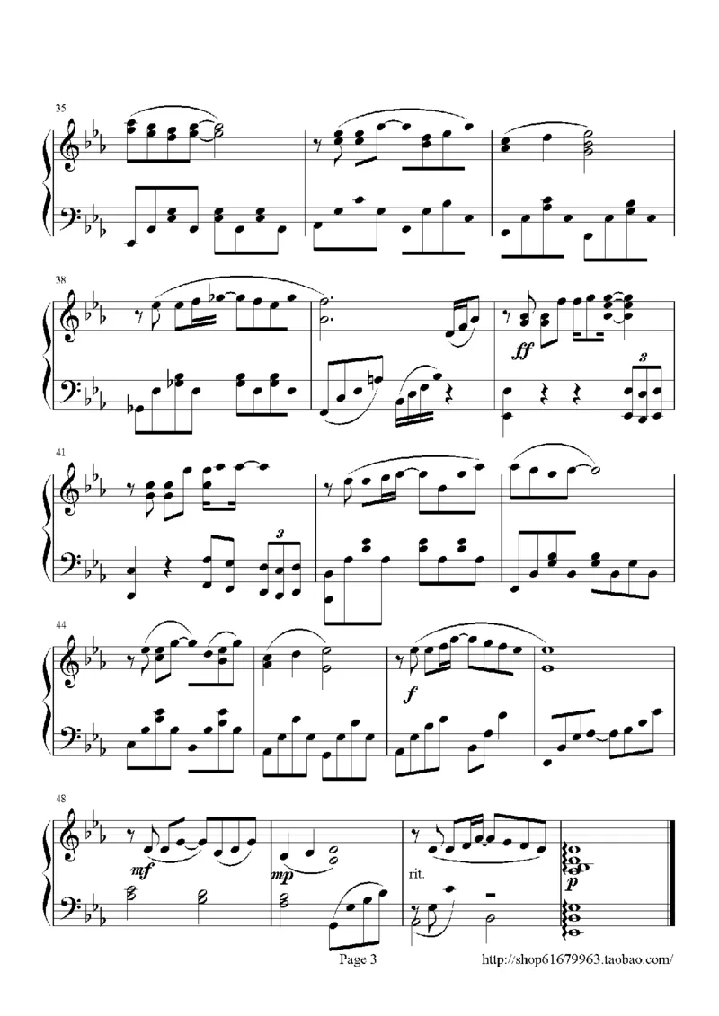 10、孙楠（48页，共14首）_一万首著名钢琴曲谱哈农贝多芬合集视频教学电子版高清无水印可打印_3流行音乐谱_流行钢琴谱合集形式_高清PDF无水印