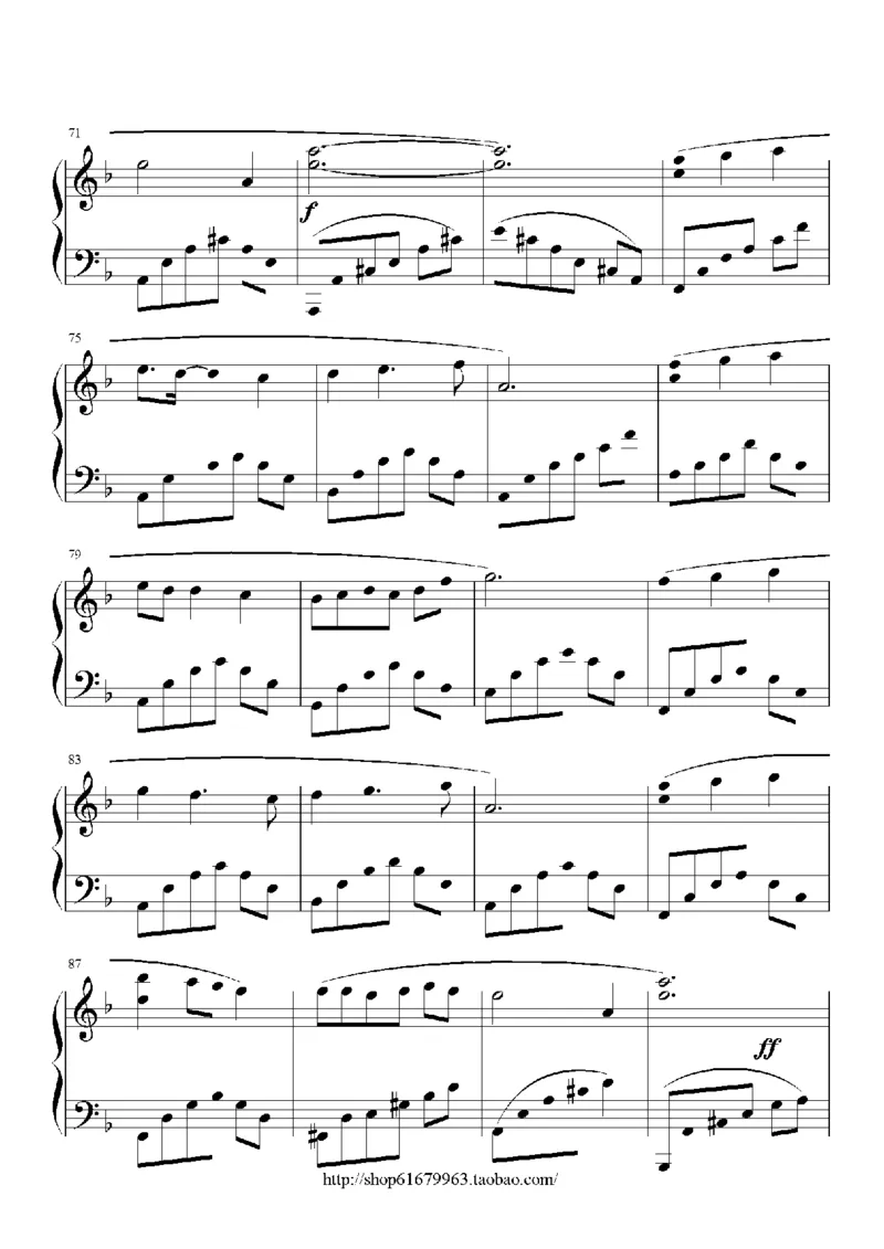 10、孙楠（48页，共14首）_一万首著名钢琴曲谱哈农贝多芬合集视频教学电子版高清无水印可打印_3流行音乐谱_流行钢琴谱合集形式_高清PDF无水印