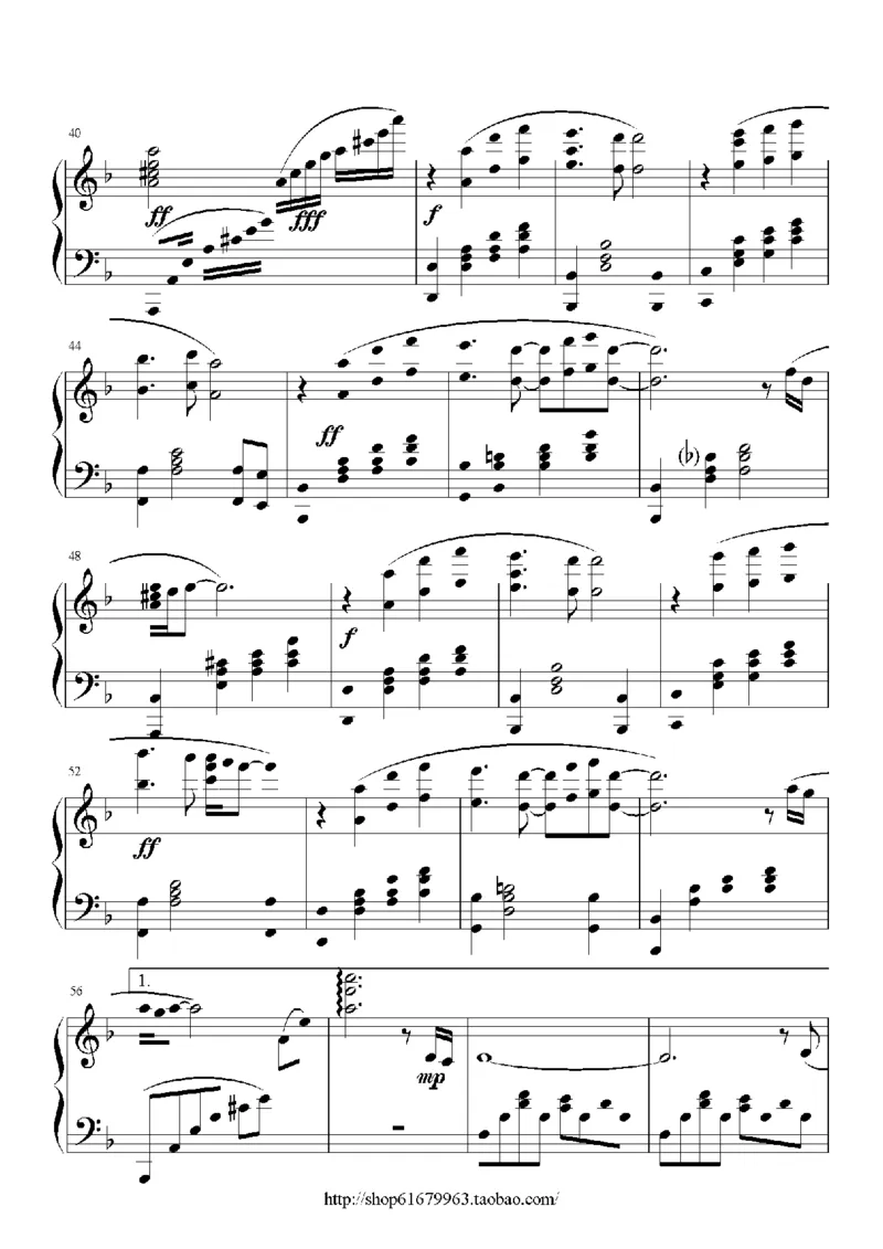 10、孙楠（48页，共14首）_一万首著名钢琴曲谱哈农贝多芬合集视频教学电子版高清无水印可打印_3流行音乐谱_流行钢琴谱合集形式_高清PDF无水印