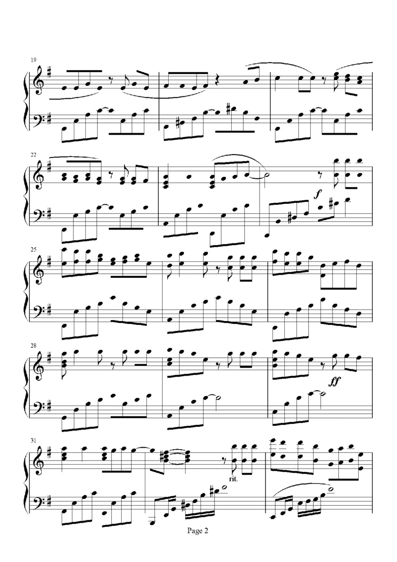 10、孙楠（48页，共14首）_一万首著名钢琴曲谱哈农贝多芬合集视频教学电子版高清无水印可打印_3流行音乐谱_流行钢琴谱合集形式_高清PDF无水印