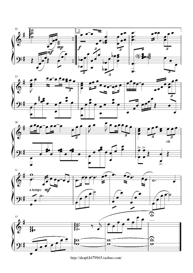 10、孙楠（48页，共14首）_一万首著名钢琴曲谱哈农贝多芬合集视频教学电子版高清无水印可打印_3流行音乐谱_流行钢琴谱合集形式_高清PDF无水印