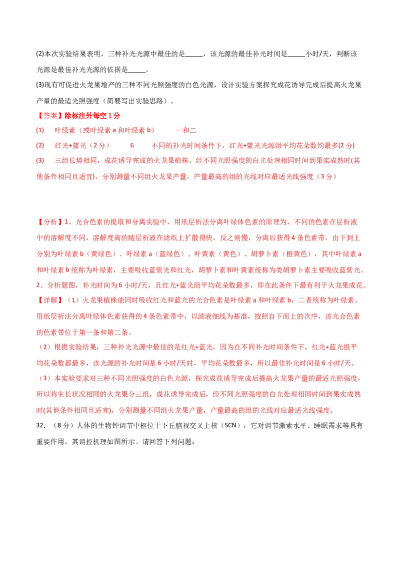 黄金卷02（解析版）-赢在高考&middot;黄金8卷备战2024年高考生物模拟卷（全国卷专用）_2024高考押题卷_92024赢在高考全系列_赢在高考&middot;黄金8卷备战2024年高考生物模拟卷