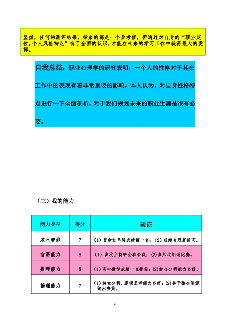 护理10-13班叶珊珊全国大学生职业生涯规划书_E6-职业规划_29护理专业