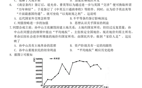 2024届贵州省贵阳市高三下学期适应性考试（一）历史试题_2024年2月_01每日更新_24号_2024届贵州省贵阳市高三年级适应性考试（一）_贵州省贵阳市2024年高三年级适应性测试（一）历史