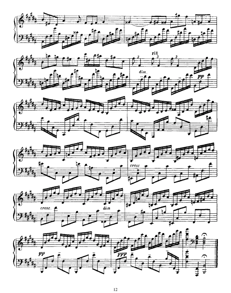12Etudes,Op8_一万首著名钢琴曲谱哈农贝多芬合集视频教学电子版高清无水印可打印_1古典钢琴知名音乐家谱_斯克里亚宾钢琴谱全集_练习曲