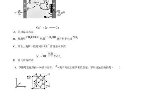 2024届湖北省宜荆荆高三下学期五月高考适应性考试化学试题Word版含答案(1)_2024年5月_025月合集_2024届湖北省宜荆荆高三下学期五月高考适应性考试