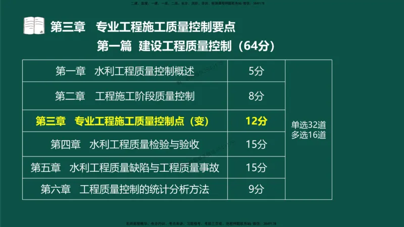 10-质量控制第三章-第一节-土石方工程（一）_监理工程师_2025监理工程师_2025年监理工程师SVIP_2025年监理水利控制SVIP_02-基础精讲✿高端面授✿深度强化_讲义