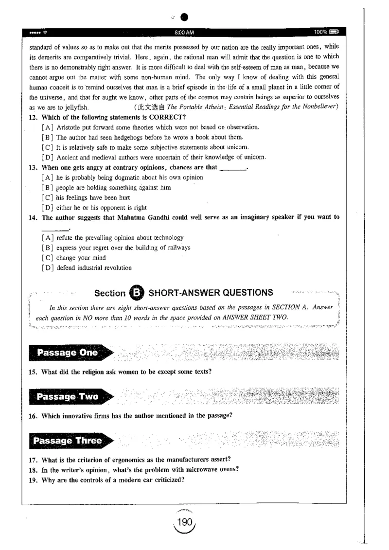 星火简专八阅读黄任_2025专四专八真题及备考资料_2009-2024专八真题+备考资料_专八资料电子书_24专八阅读专题资料_2024专八阅读180篇（星火）