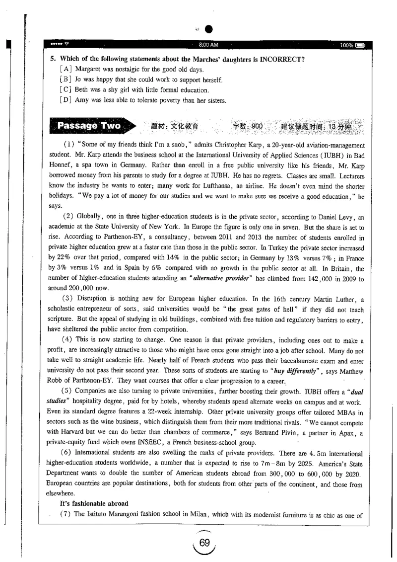 星火简专八阅读黄任_2025专四专八真题及备考资料_2009-2024专八真题+备考资料_专八资料电子书_24专八阅读专题资料_2024专八阅读180篇（星火）