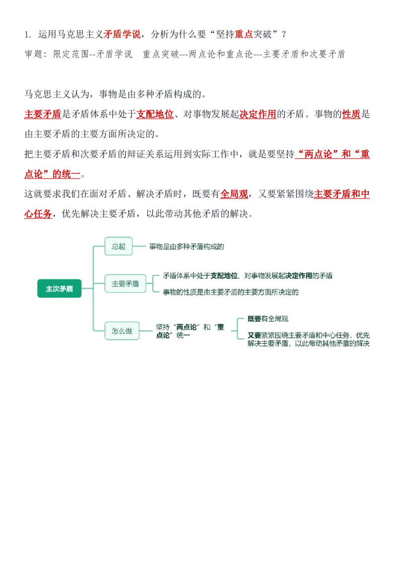 马原肖8-1_2026考公资料_（49）政治理论合集_政治理论合集_2025考研政治pdf（笔记）_肖秀荣考研政治_25肖八《选择题速背笔记》_09.鸟山《肖八》必背知识点_肖八马原主观题带背