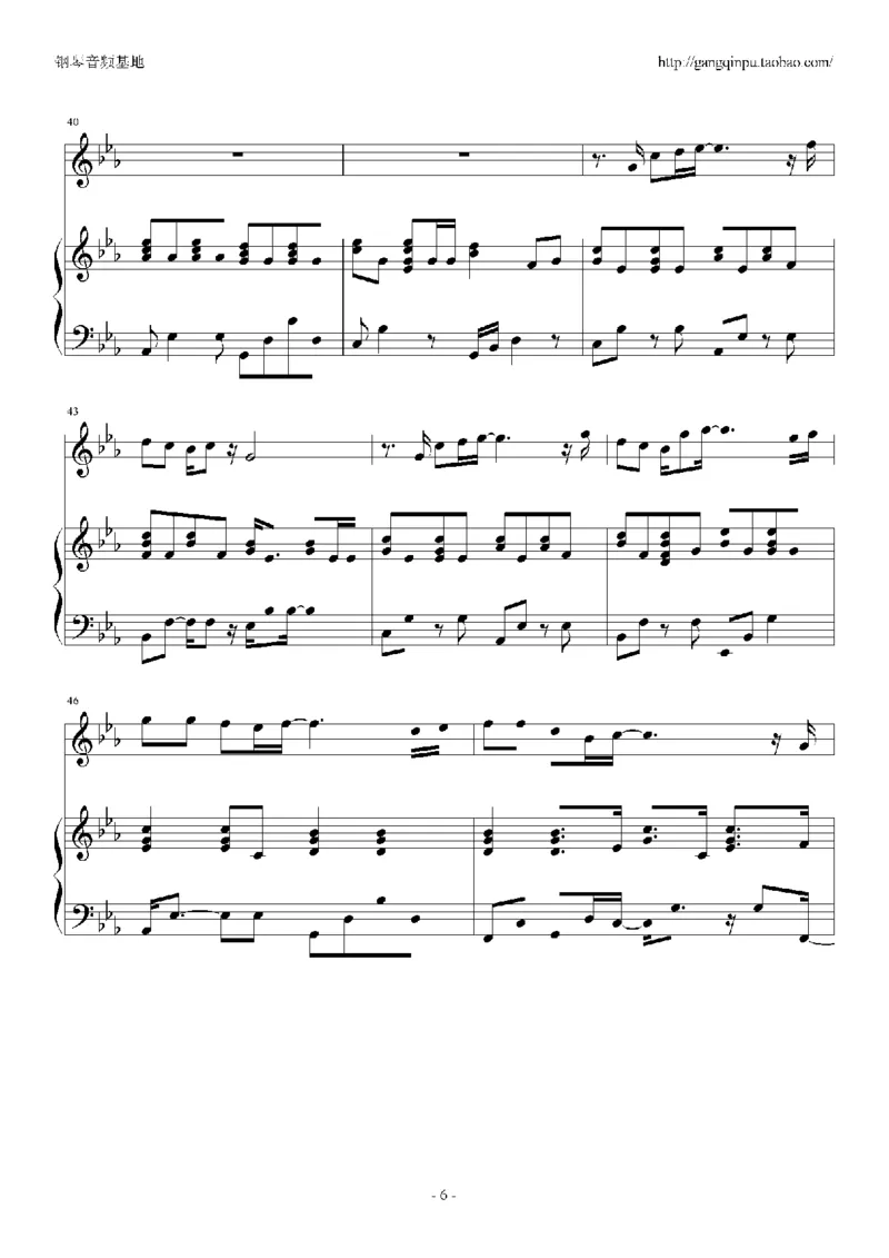 04、张学友（126页，26首）_一万首著名钢琴曲谱哈农贝多芬合集视频教学电子版高清无水印可打印_3流行音乐谱_流行钢琴谱合集形式_高清PDF无水印