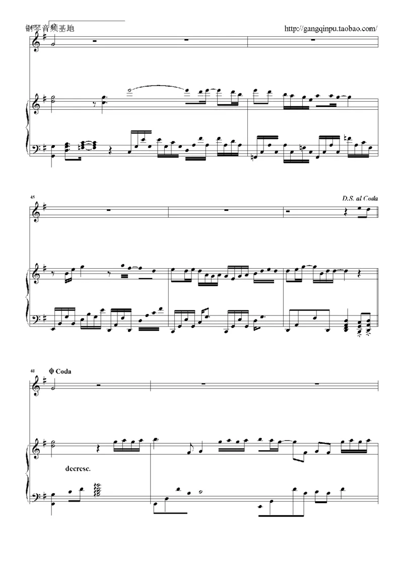 04、张学友（126页，26首）_一万首著名钢琴曲谱哈农贝多芬合集视频教学电子版高清无水印可打印_3流行音乐谱_流行钢琴谱合集形式_高清PDF无水印