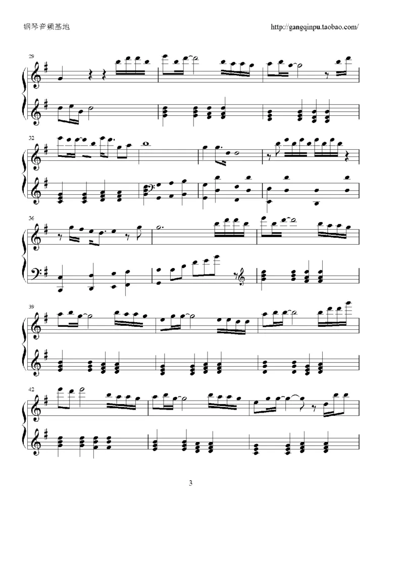 04、张学友（126页，26首）_一万首著名钢琴曲谱哈农贝多芬合集视频教学电子版高清无水印可打印_3流行音乐谱_流行钢琴谱合集形式_高清PDF无水印