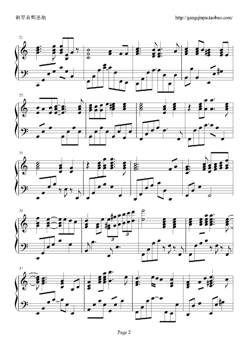 04、张学友（126页，26首）_一万首著名钢琴曲谱哈农贝多芬合集视频教学电子版高清无水印可打印_3流行音乐谱_流行钢琴谱合集形式_高清PDF无水印