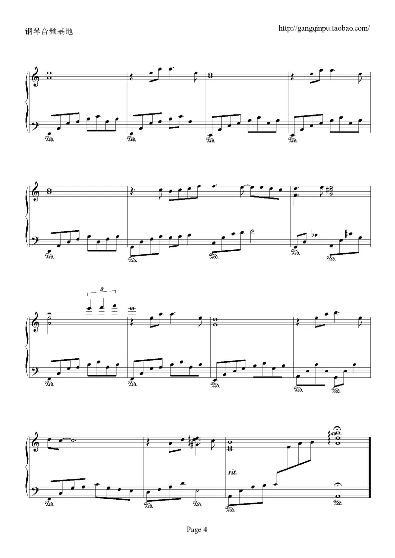 04、张学友（126页，26首）_一万首著名钢琴曲谱哈农贝多芬合集视频教学电子版高清无水印可打印_3流行音乐谱_流行钢琴谱合集形式_高清PDF无水印