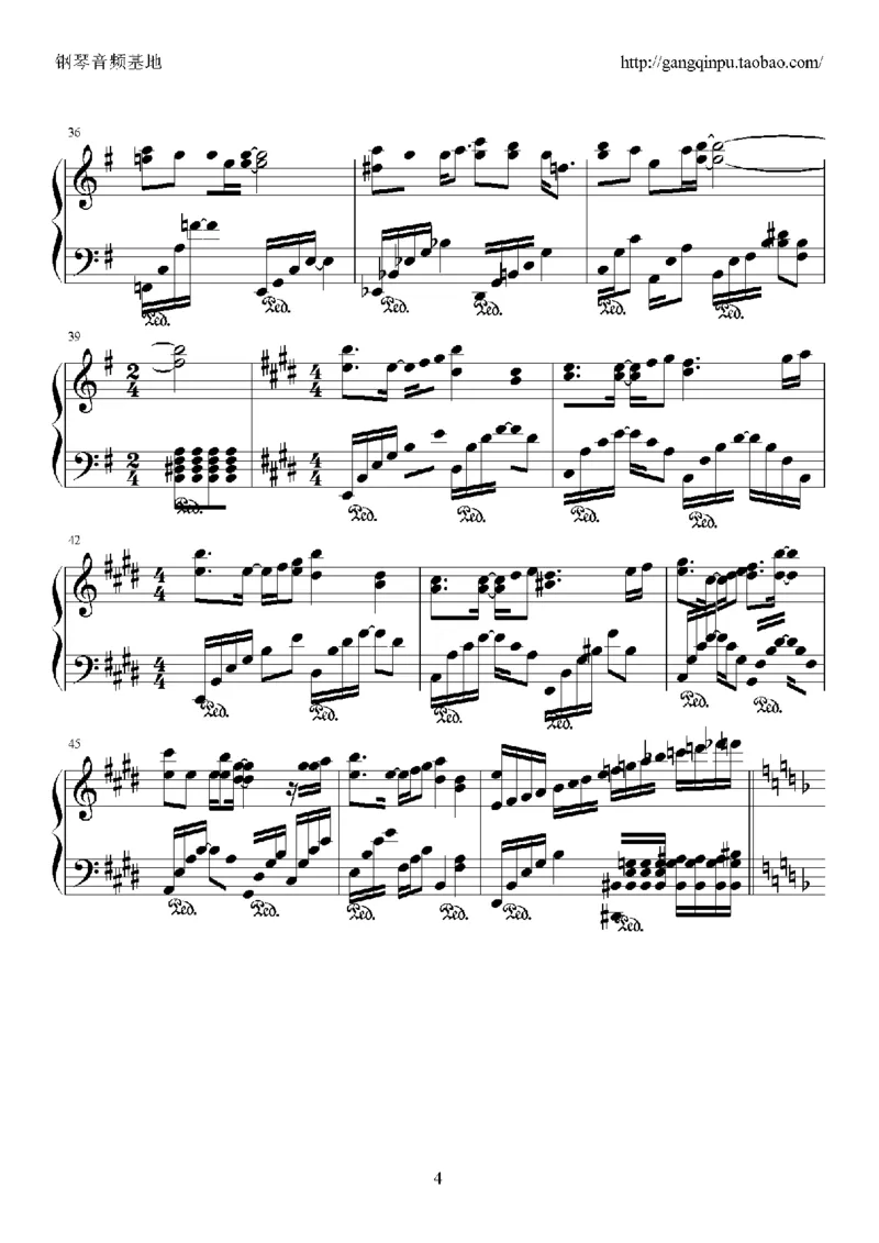 04、张学友（126页，26首）_一万首著名钢琴曲谱哈农贝多芬合集视频教学电子版高清无水印可打印_3流行音乐谱_流行钢琴谱合集形式_高清PDF无水印