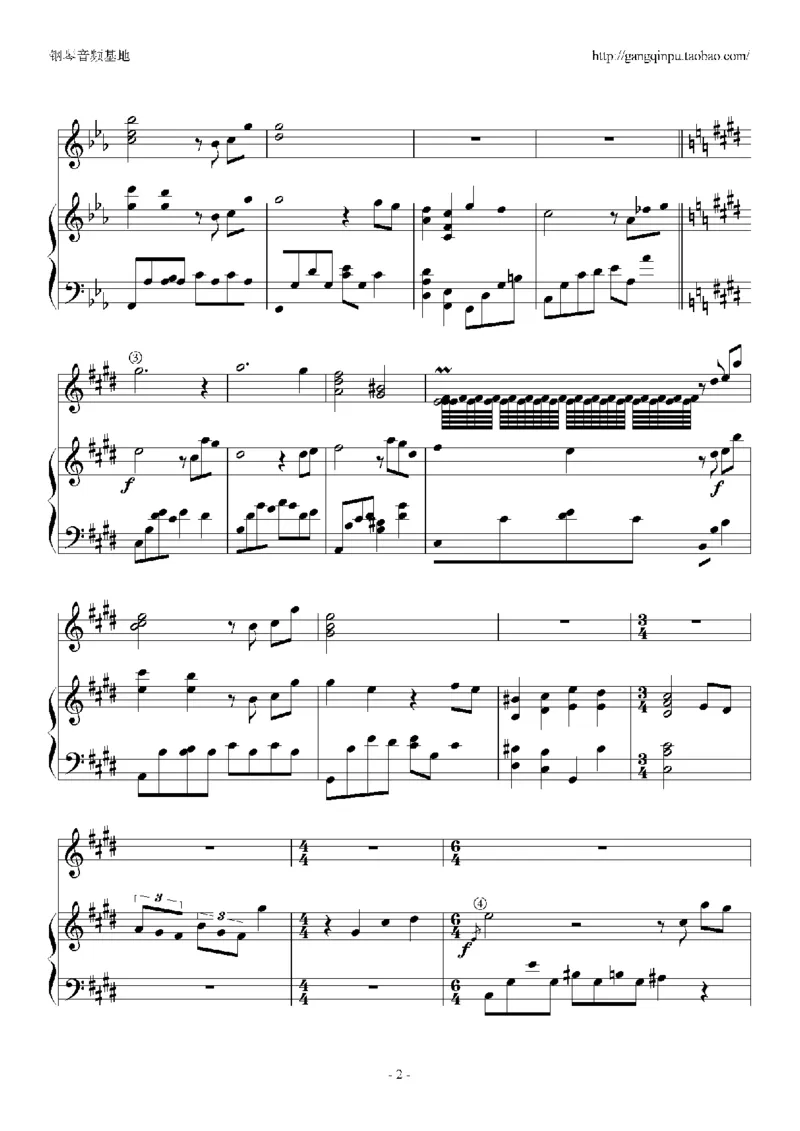 04、张学友（126页，26首）_一万首著名钢琴曲谱哈农贝多芬合集视频教学电子版高清无水印可打印_3流行音乐谱_流行钢琴谱合集形式_高清PDF无水印