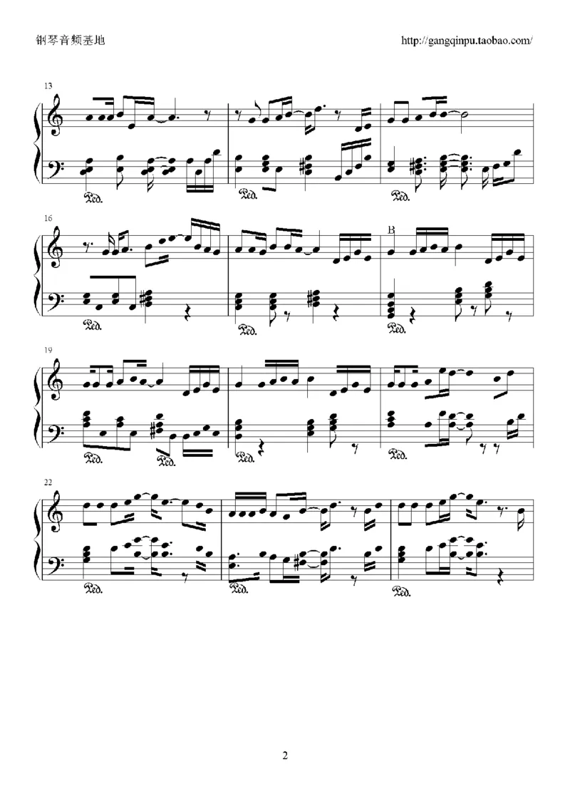 04、张学友（126页，26首）_一万首著名钢琴曲谱哈农贝多芬合集视频教学电子版高清无水印可打印_3流行音乐谱_流行钢琴谱合集形式_高清PDF无水印