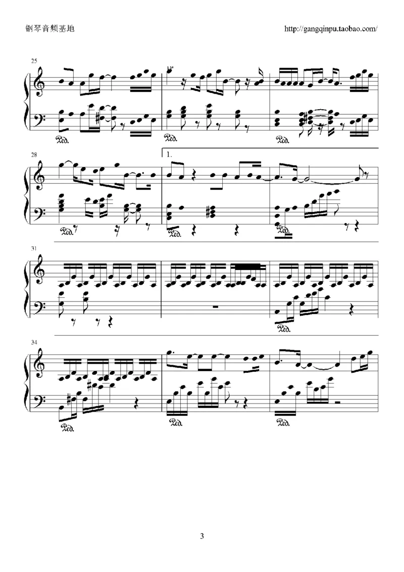 04、张学友（126页，26首）_一万首著名钢琴曲谱哈农贝多芬合集视频教学电子版高清无水印可打印_3流行音乐谱_流行钢琴谱合集形式_高清PDF无水印