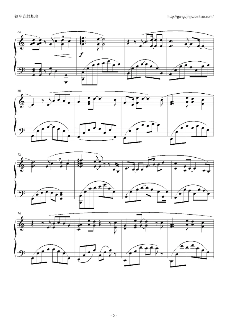 04、张学友（126页，26首）_一万首著名钢琴曲谱哈农贝多芬合集视频教学电子版高清无水印可打印_3流行音乐谱_流行钢琴谱合集形式_高清PDF无水印