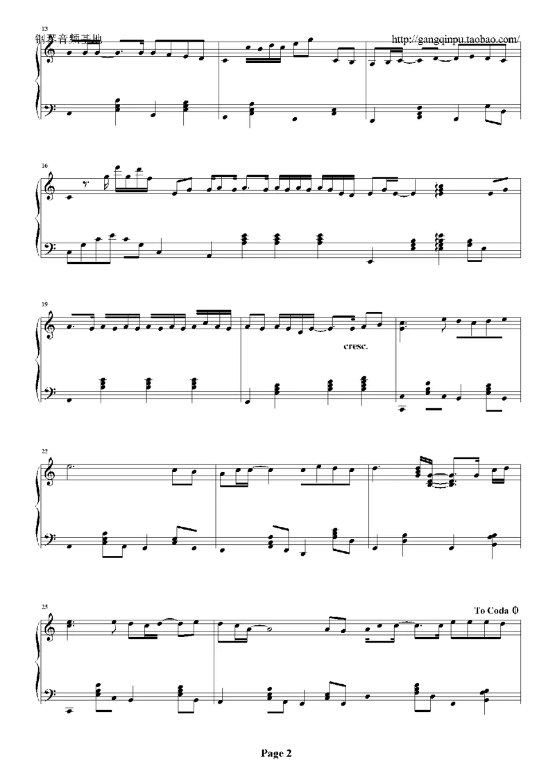 04、张学友（126页，26首）_一万首著名钢琴曲谱哈农贝多芬合集视频教学电子版高清无水印可打印_3流行音乐谱_流行钢琴谱合集形式_高清PDF无水印