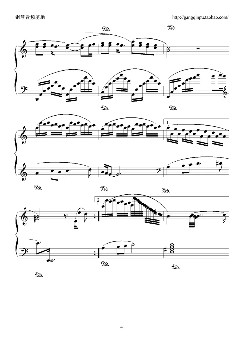 04、张学友（126页，26首）_一万首著名钢琴曲谱哈农贝多芬合集视频教学电子版高清无水印可打印_3流行音乐谱_流行钢琴谱合集形式_高清PDF无水印