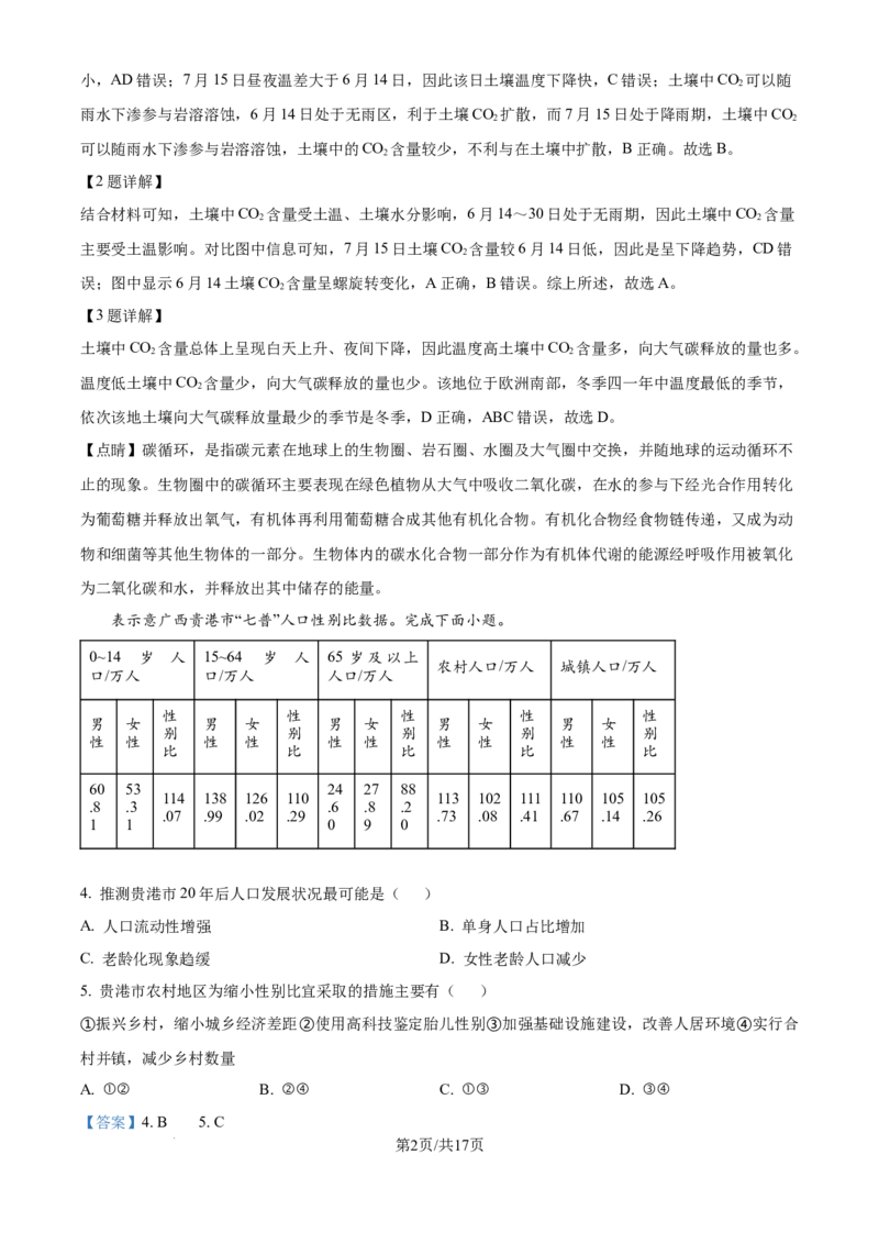 精品解析：辽宁省沈文新高考研究联盟2024-2025学年高三上学期8月月度质量监测暨第零次诊断测试地理试题（解析版）_8月