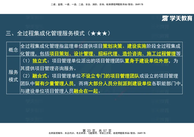 05.2025年监理《概论》第九-十一章观看版_监理工程师_2025监理工程师_2025年监理工程师SVIP_2025年监理概论法规SVIP_02-基础精讲✿高端面授✿深度强化_--配套讲义--