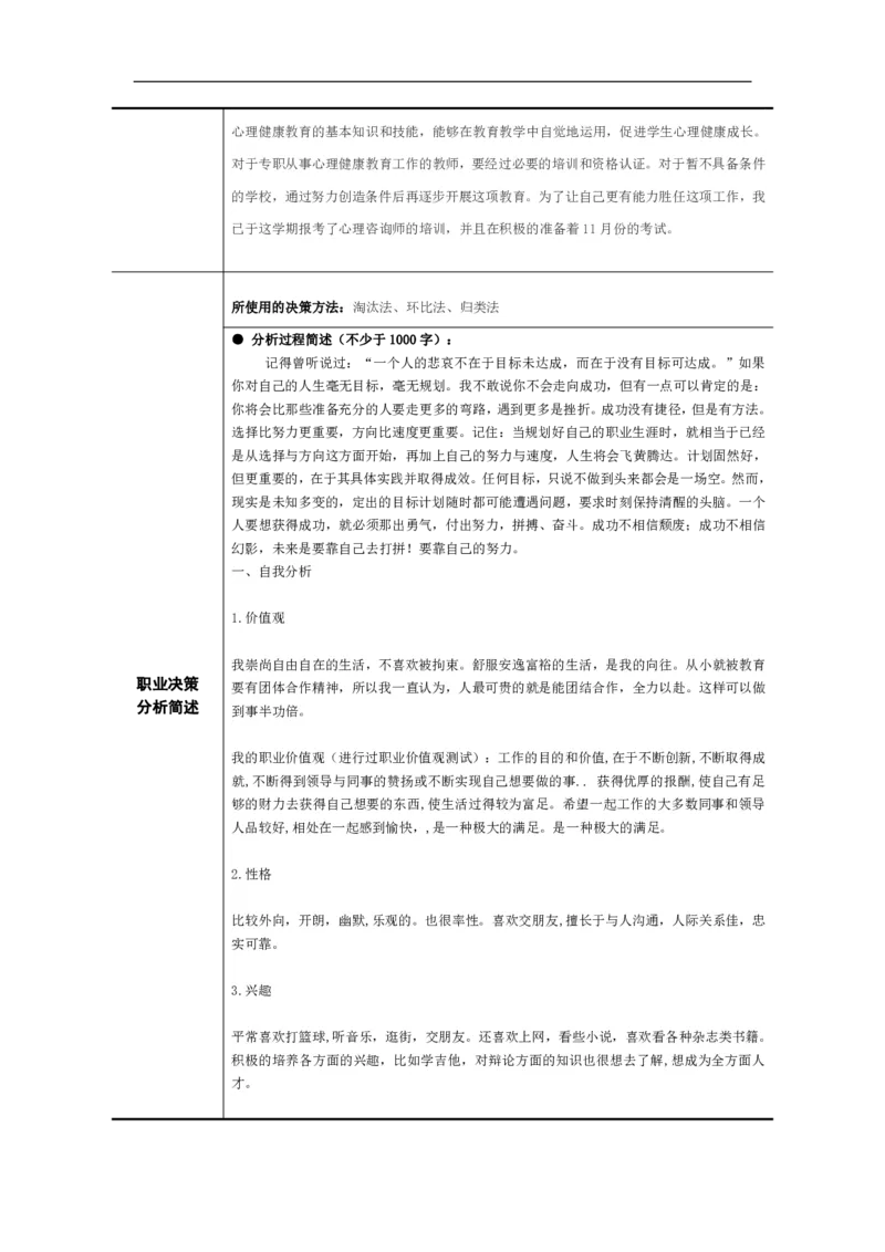 物理系师范生大学生职业规划书_E6-职业规划_73物理专业