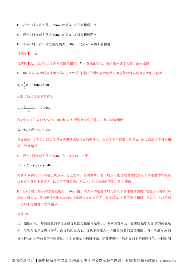 黄金卷02-赢在高考&middot;黄金8卷备战2024年高考物理模拟卷（湖南专用）（解析版）_2024高考押题卷_92024赢在高考全系列_（通用版）2024《赢在高考&middot;黄金预测卷》（九科全）各八套