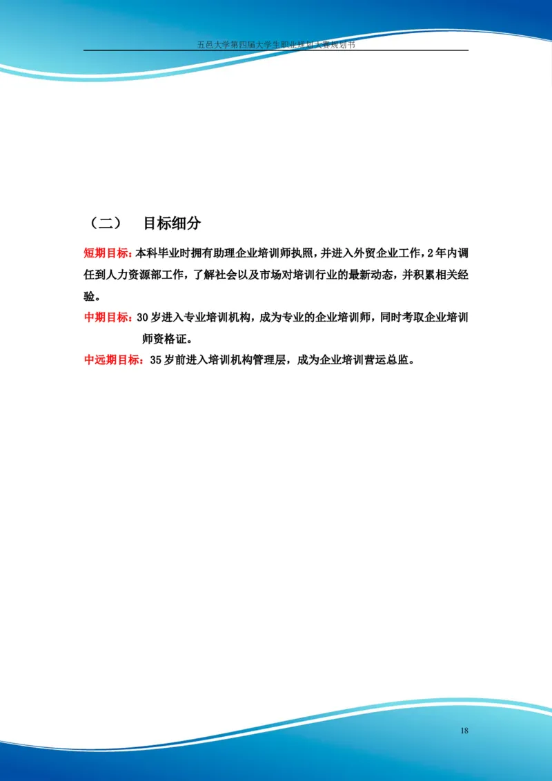 职业规划范本(55)_E6-职业规划_01精选word模板（推荐使用，修改后可用）