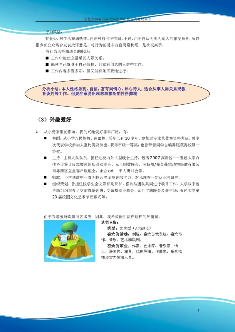 职业规划范本(55)_E6-职业规划_01精选word模板（推荐使用，修改后可用）