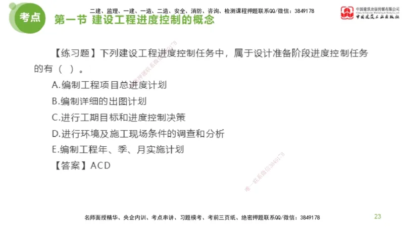 01节监理工程师目标控制超强周练（01.16）_监理工程师_2025监理工程师_2025年监理工程师SVIP_2025年监理土建控制SVIP_03-习题精析✿实战特训✿模考通关_讲义