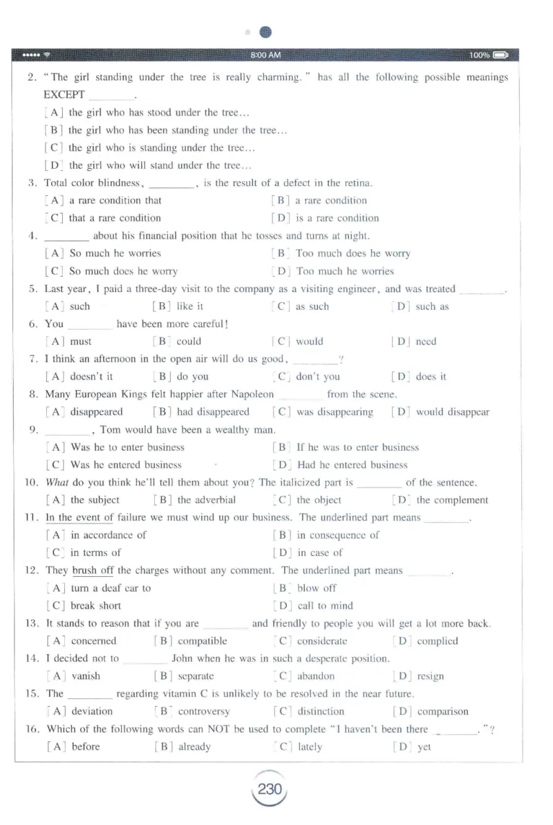 星火专四完形&middot;语法&middot;词汇_2025专四专八真题及备考资料_2009-2024专四真题+备考资料_2024专四备考资料合辑（电子书）_24专四完形填空_24星火专四完形语法词汇