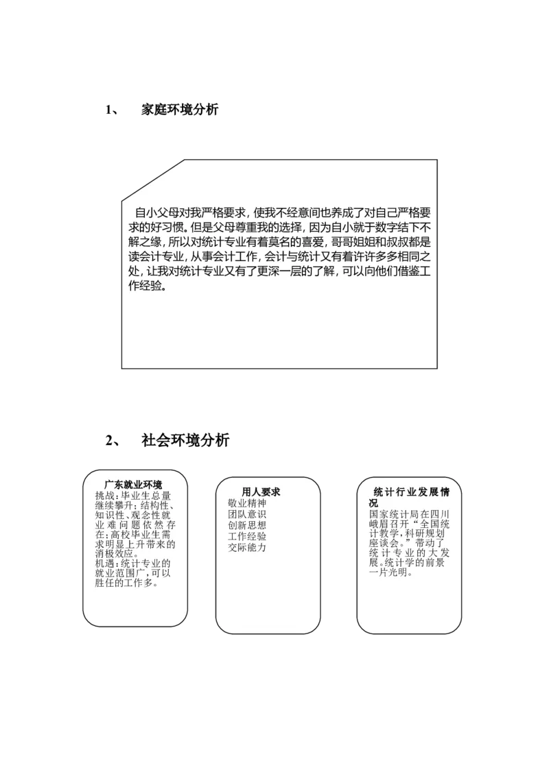 职业生涯规划书_E6-职业规划_84统计学专业