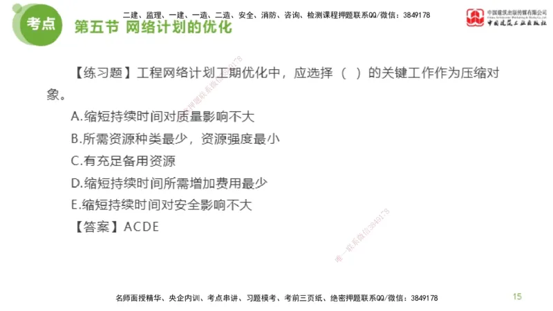 05节监理工程师目标控制超强周练（02.27）_监理工程师_2025监理工程师_2025年监理工程师SVIP_2025年监理土建控制SVIP_03-习题精析✿实战特训✿模考通关_讲义