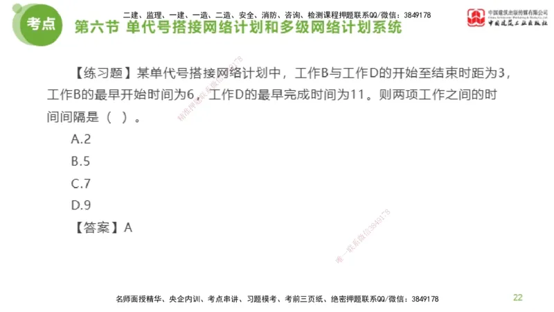 05节监理工程师目标控制超强周练（02.27）_监理工程师_2025监理工程师_2025年监理工程师SVIP_2025年监理土建控制SVIP_03-习题精析✿实战特训✿模考通关_讲义