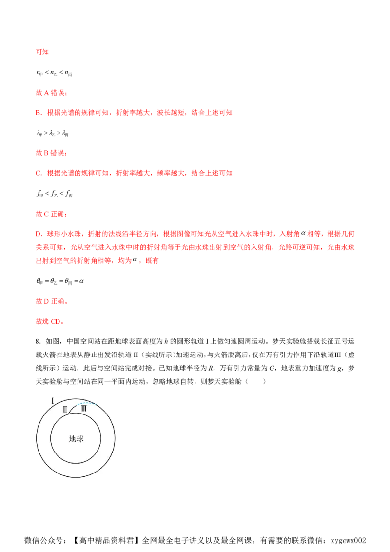 黄金卷04-赢在高考&middot;黄金8卷备战2024年高考物理模拟卷（湖南专用）（解析版）_2024高考押题卷_92024赢在高考全系列_（通用版）2024《赢在高考&middot;黄金预测卷》（九科全）各八套