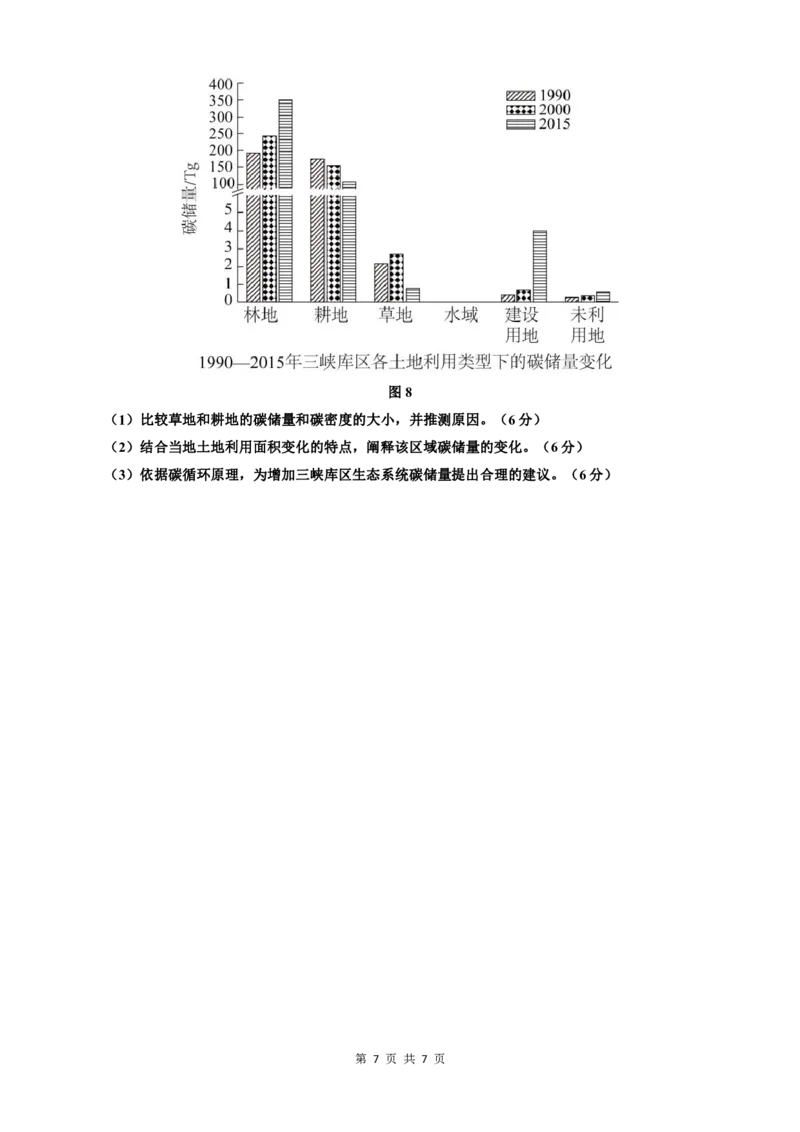 5月6日地理保温最终稿_2024年5月_01按日期_23号_2024届河北省邯郸市高三下学期5月保温试题_2024邯郸市五月高三保温考试地理试卷及答案