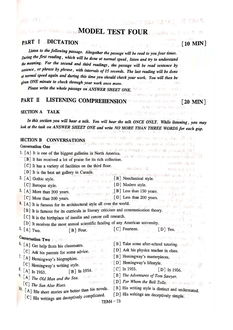 预测第四套_2025专四专八真题及备考资料_2009-2024专四真题+备考资料_专四预测押题卷13+5套_专四预测押题卷5套（附听力及解析）_预测卷