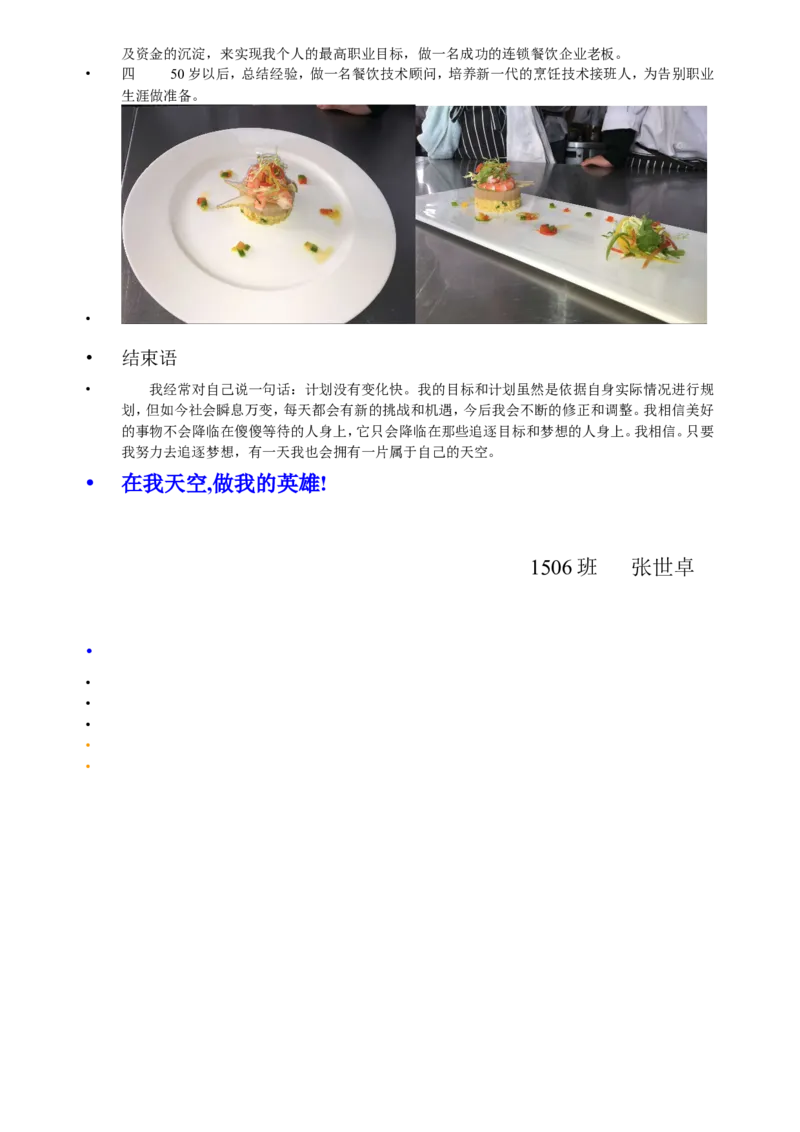 西餐职业生涯规划2_E6-职业规划_94其他专业