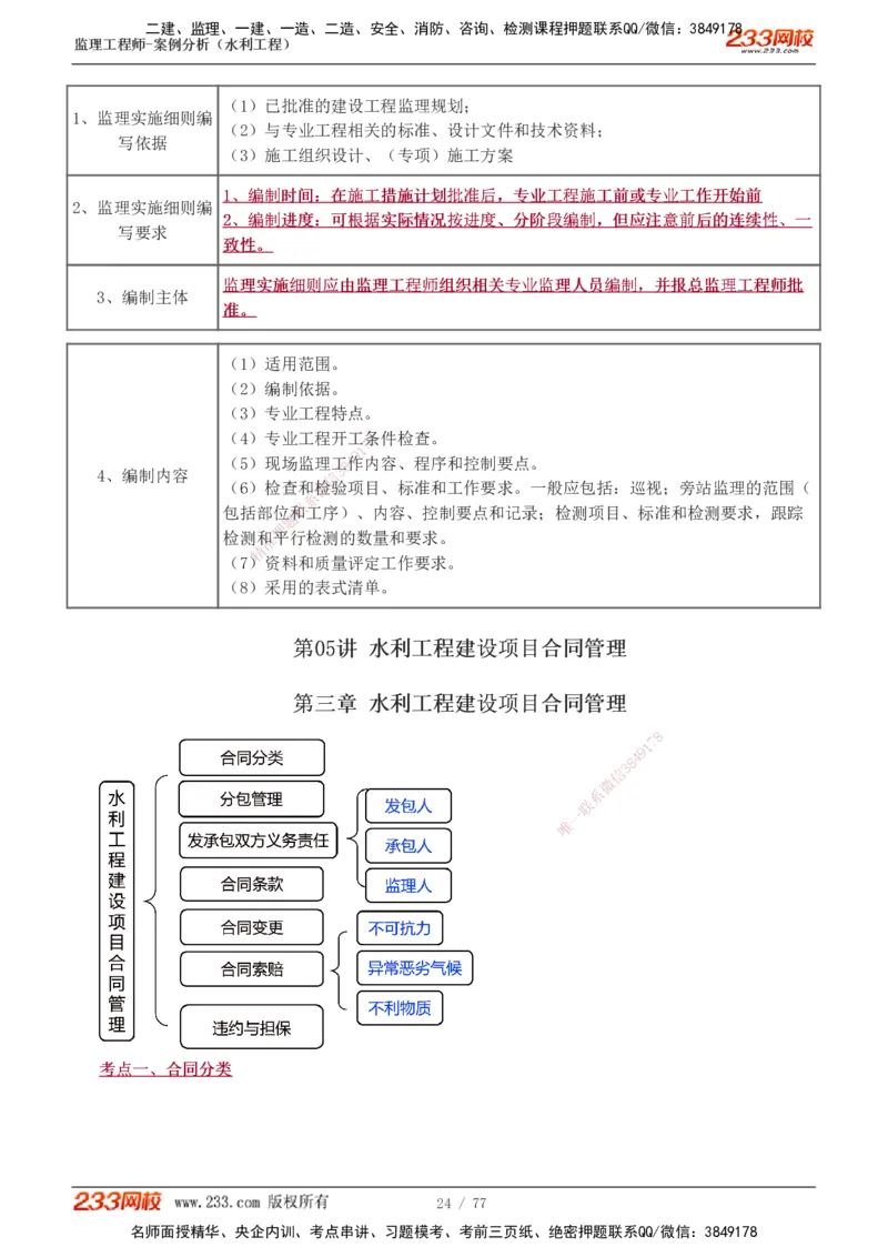 1-13_监理工程师_2025监理工程师_2025年监理工程师SVIP_2025年监理水利案例SVIP_04-冲刺串讲✿考点强化✿小灶集训_02-水利案例《高频考点班》王欣233