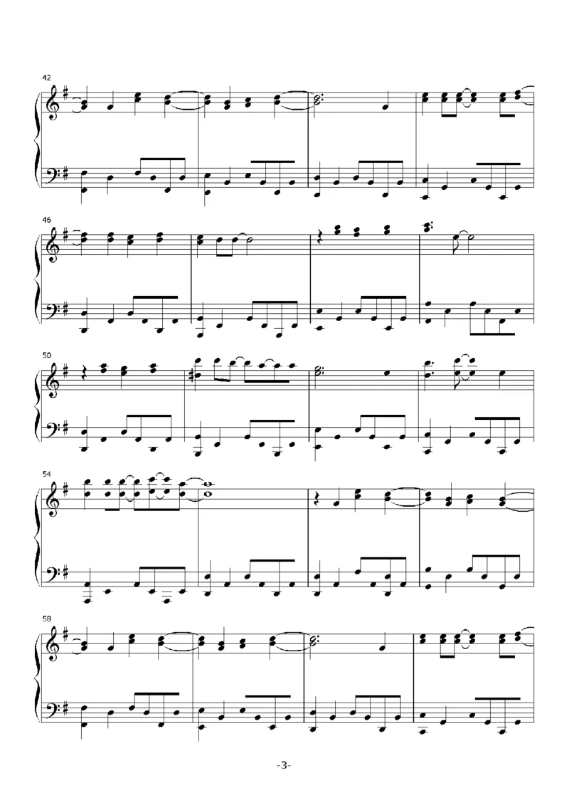 17、方力申（32页，共5首）_一万首著名钢琴曲谱哈农贝多芬合集视频教学电子版高清无水印可打印_3流行音乐谱_流行钢琴谱合集形式_高清PDF无水印