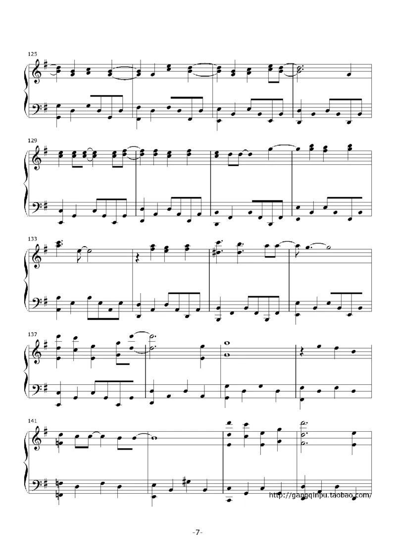 17、方力申（32页，共5首）_一万首著名钢琴曲谱哈农贝多芬合集视频教学电子版高清无水印可打印_3流行音乐谱_流行钢琴谱合集形式_高清PDF无水印